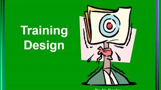 Training Design Audio Lecture