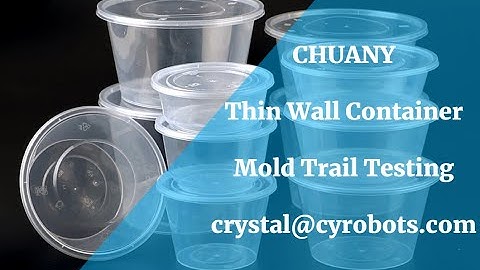 #highspeed #injectionmachine #plasticmold thin wall food container #Manufacturing production line