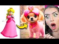 SUPER MARIO BROS Movie Characters as PUPPIES!? (AMAZING TRANSFORMATIONS)