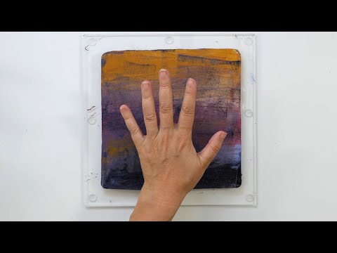 Day 13 - What If...? | Let&rsquo;s make gel print art together! | Gel Printing July