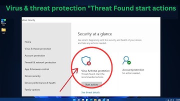 ✅2024 FIX Virus & threat protection "Threat Found start actions " in Windows 10 /11
