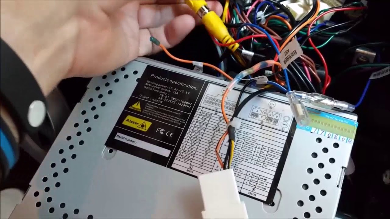 Installing Hizpo Android Aftermarket stereo with JBL ... 2008 tundra radio wiring diagram 