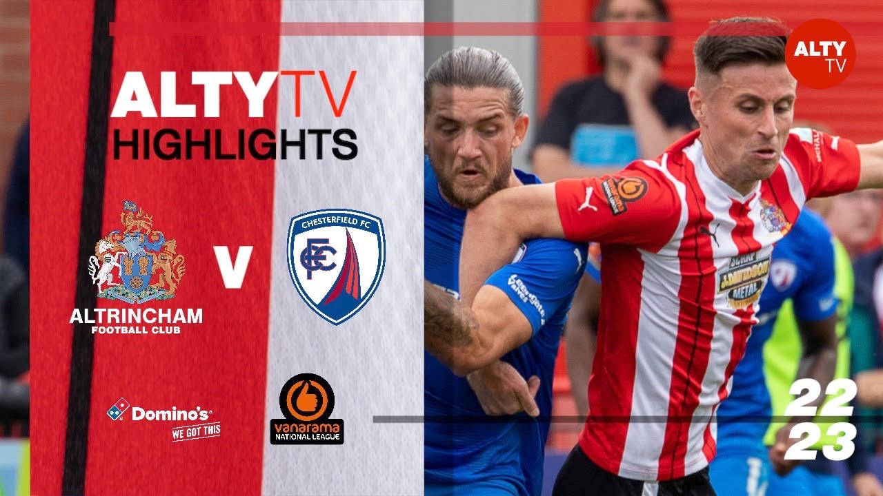 ALTRINCHAM Vs ALDERSHOT TOWN, Official Extended Match Highlights