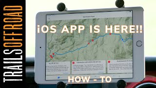 How to use our new Trails Offroad iOS app screenshot 1