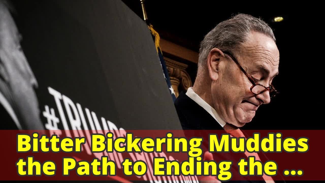 Bitter Bickering Muddies the Path to Ending the Government Shutdown