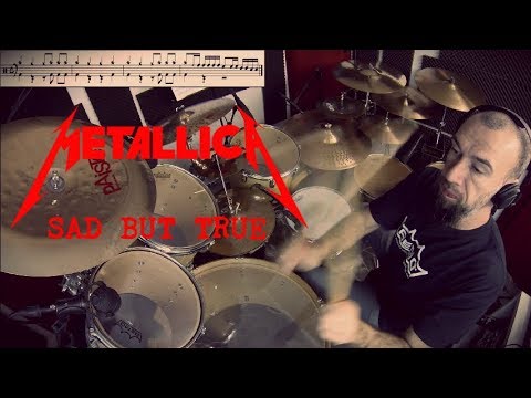 Metallica - Sad But True - Lars Ulrich Drum Cover by Edo Sala with Drum Charts