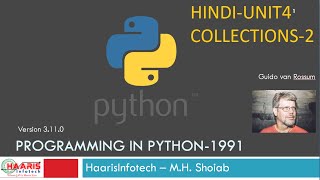 PYTHON HINDI COLLECTIONS 2 UNIT4