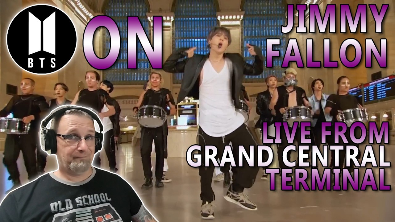 BTS turns it ON with Jimmy Fallon Live at the Grand Central Terminal | Former Roadie Reacts to KPOP