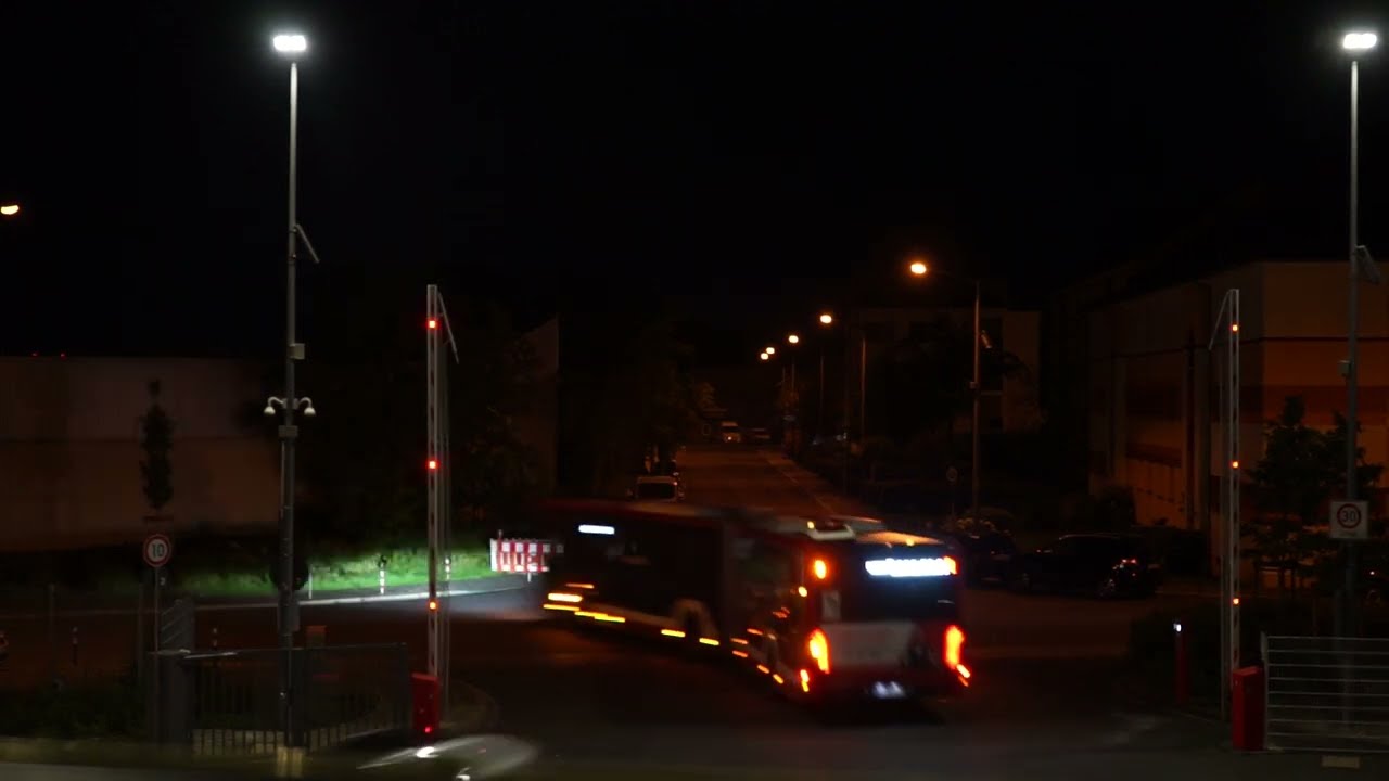 Ausrücken unserer Busse aus dem Betriebshof