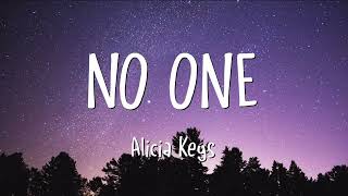 Alicia Keys - No One (Lyrics)