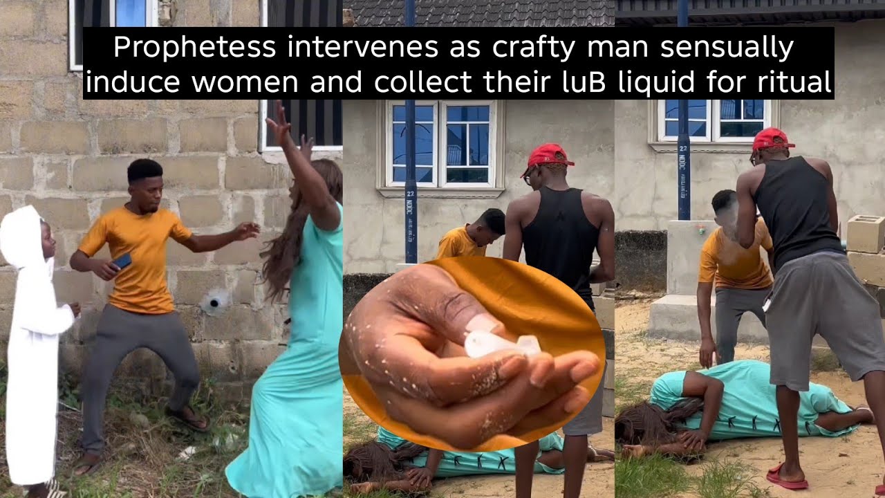 Молодая пророчица вмешивается, когда хитрый парень соблазняет женщину и забирает её смазку для ри...