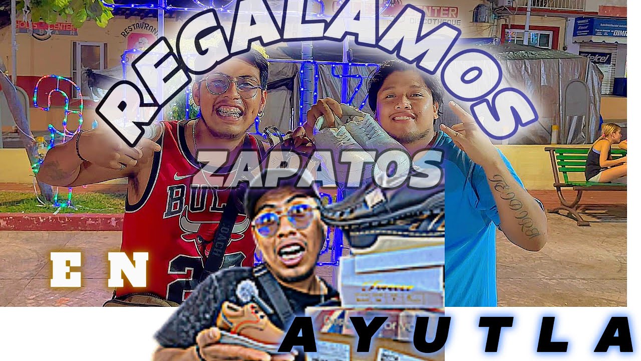 REGALAMOS ZAPATOS 👟😲 EN #ayutla