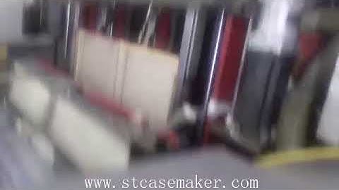 ST040PP+MP case lining machine+Magnet Pasting