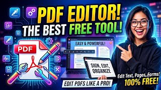 How to Edit PDF Files for Free !  Edit PDFs Like a Pro: Best Free PDF Editor in 2026