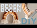 DIY Makramee Regenbogen - Fiber Rainbow aus Makramee-Resten selber machen