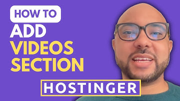 How to Add a Videos Section in Hostinger Website Builder