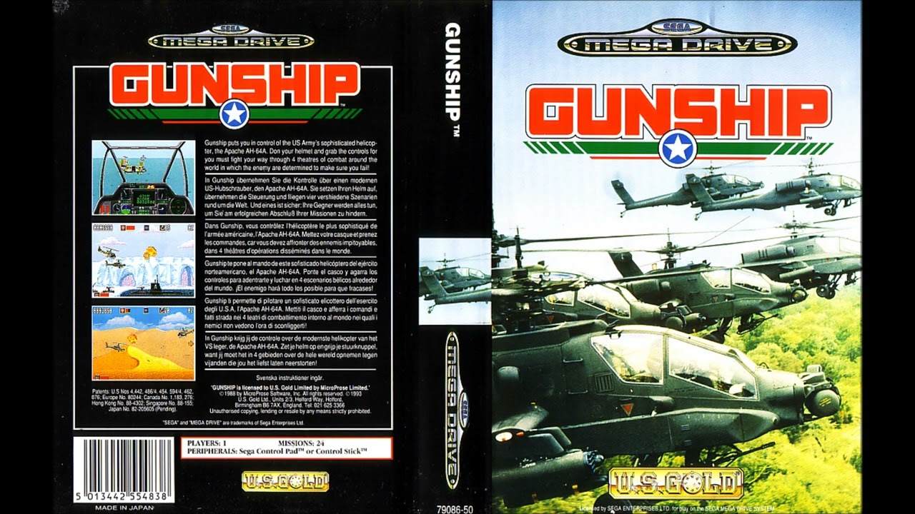 Gunship (Restored Samples) | SEGA Genesis Full Soundtrack OST (Real Hardware)