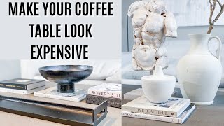 Luxury Coffee Table Styling *Tips for ALL Home Decor Styles* // DIY with KB