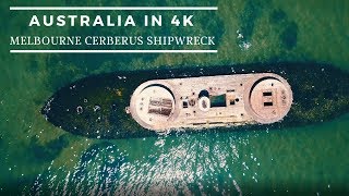 4k Australia, Shipwreck Drone Footage in Melbourne
