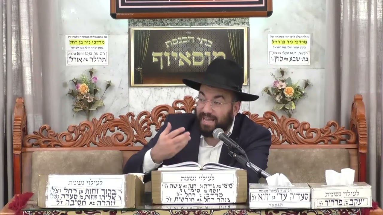 הרב מיכאל רביע | פרשת יקהל - פקודי | מוסאיוף