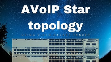 Cisco Packet Tracer - AVoIP - Star Network Topology