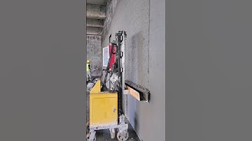 Automatic wall plastering machinery, good machinery and good tools to save time and effort
