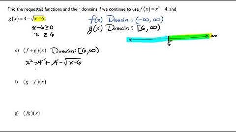 Composition of Functions Part 4 Finding the Domain Restrictions