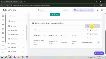 How To Repair Database in Hostinger