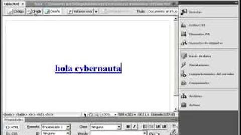 dreamweaver cs4 control de tablas videotutoriales.es