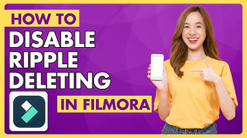 How To Delete Without Moving in Filmora | Disable Ripple Deleting  | Wondershare Filmora Guide