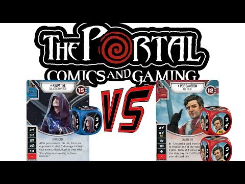 ePalpatine vs ePoe/eRey Star Wars Destiny Locals 06/03/17 Portal Comics and Gaming