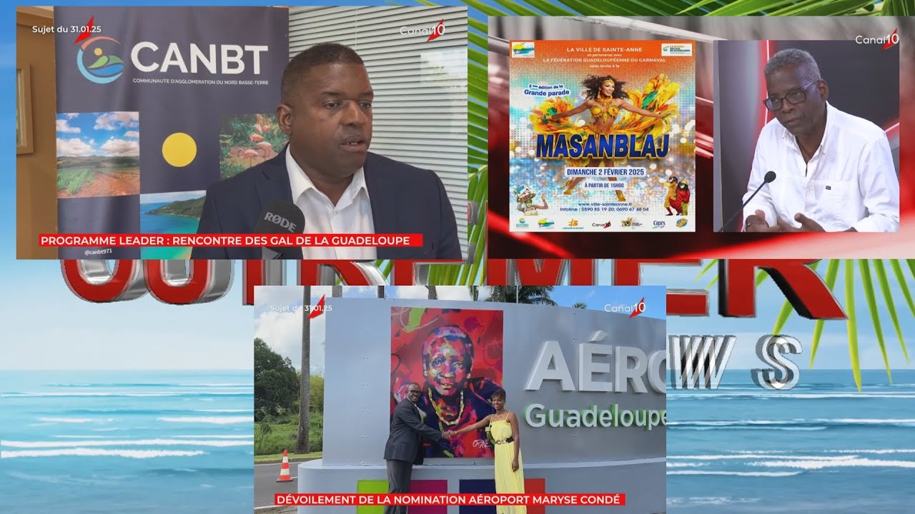 Onews Guadeloupe le jt de Canal 10 - YouTube