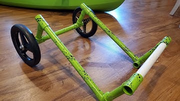 Diy attached kayak dolly system
