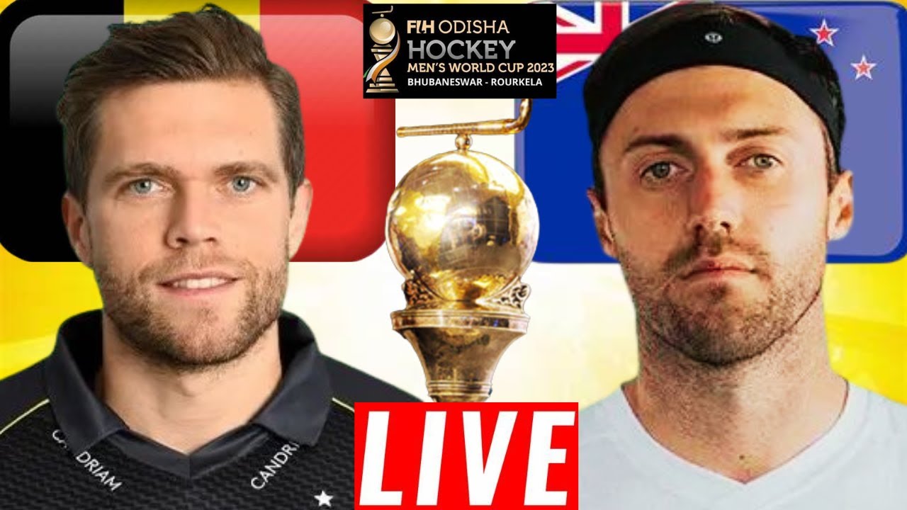 LIVE NEW ZEALAND VS BELGIUM QF HOCKEY WORLD CUP 2023 WATCH ALONG - YouTube