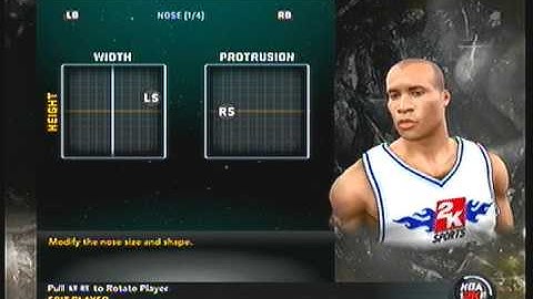 NBA 2K11 How To Create Richard Jefferson