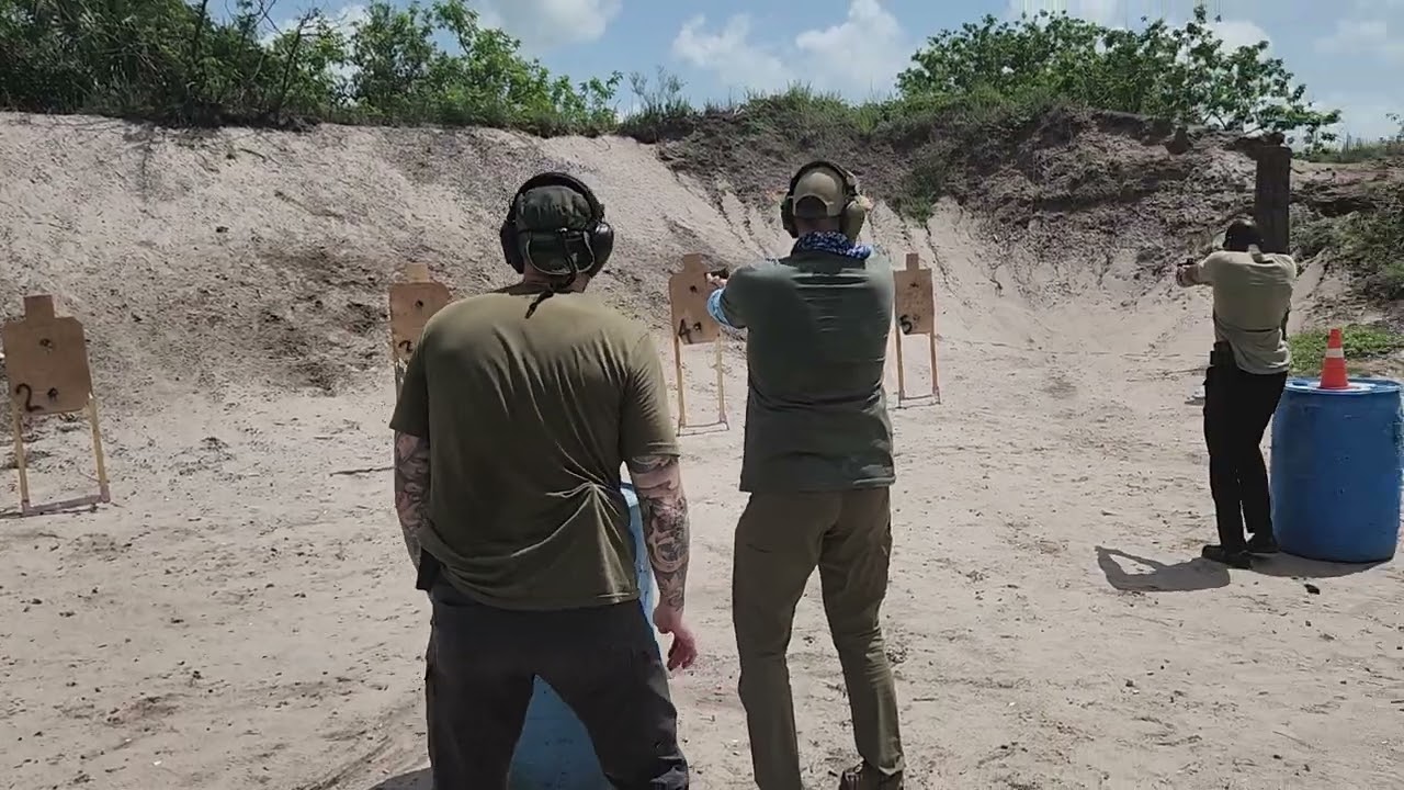 Pistol movement and decision making.