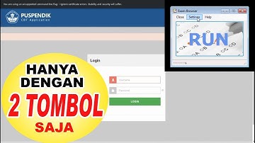 CARA CEPAT MENJALANKAN  APLIKASI UNBK HANYA DENGAN 2 TOMBOL