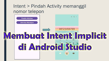 Membuat Intent Implicit Menggunakan Android Studio