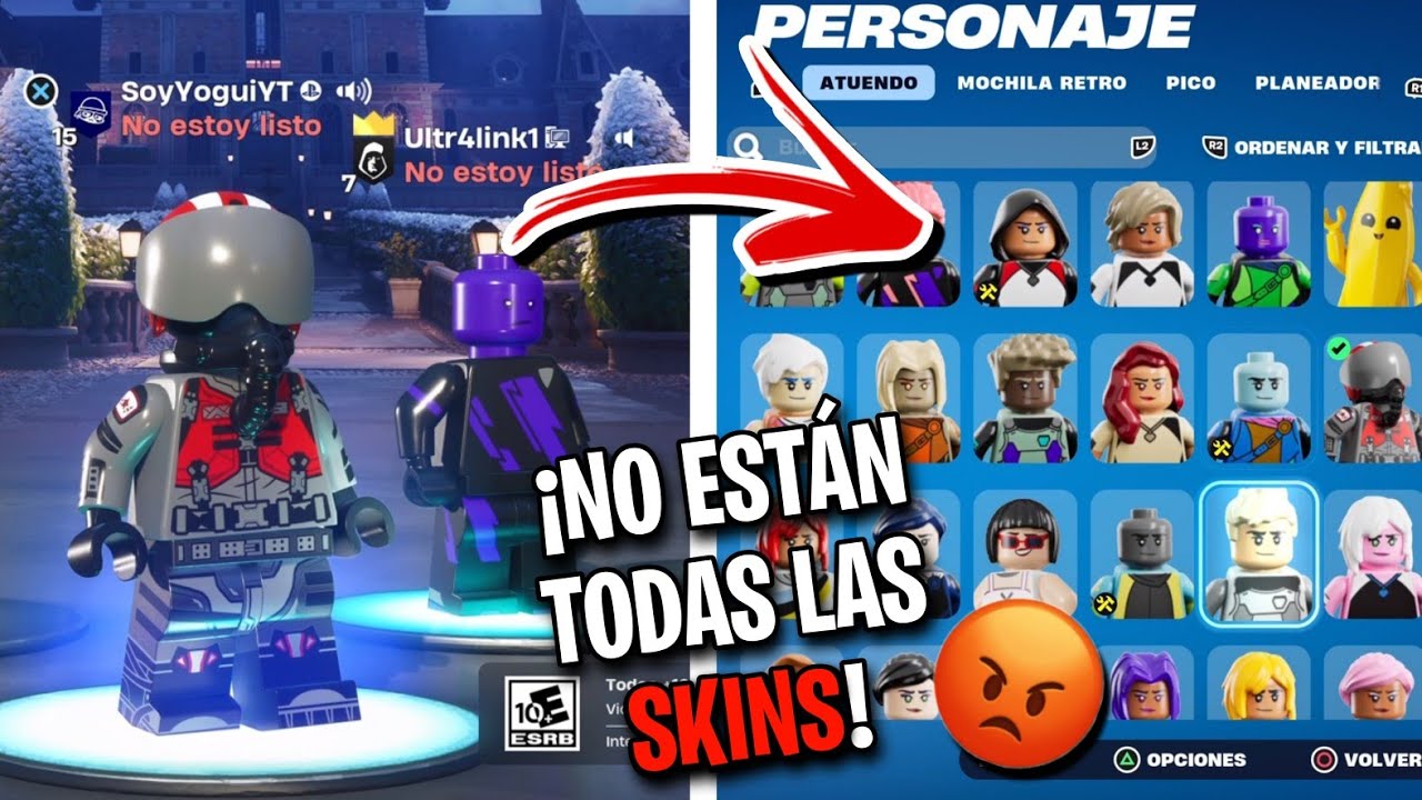 🟥 LEGO Fortnite - ¿Por qué las Skins NO se parecen? 