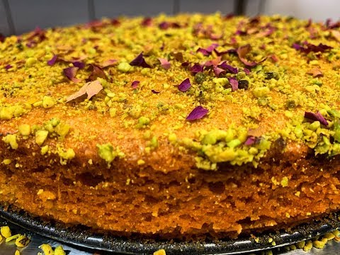 Persian Love Cake | Rose Pistachio Cake. 