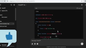 Building a simple calculator app in less than 5 minutes with ChatGPT | Laravel