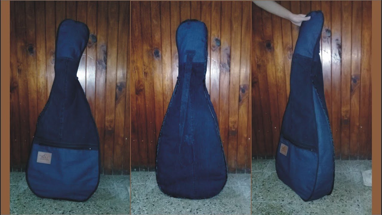 Cómo hacer una funda para guitarra con jeans reciclado