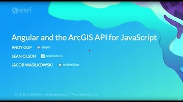 Angular and the ArcGIS API for JavaScript
