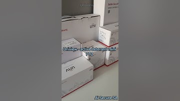 Uniview - Active deterrent mini PTZ - voice & strobe alert - auto tracking