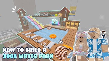 Building a Water park in Roblox 3008! | Roblox SCP 3008 House ideas