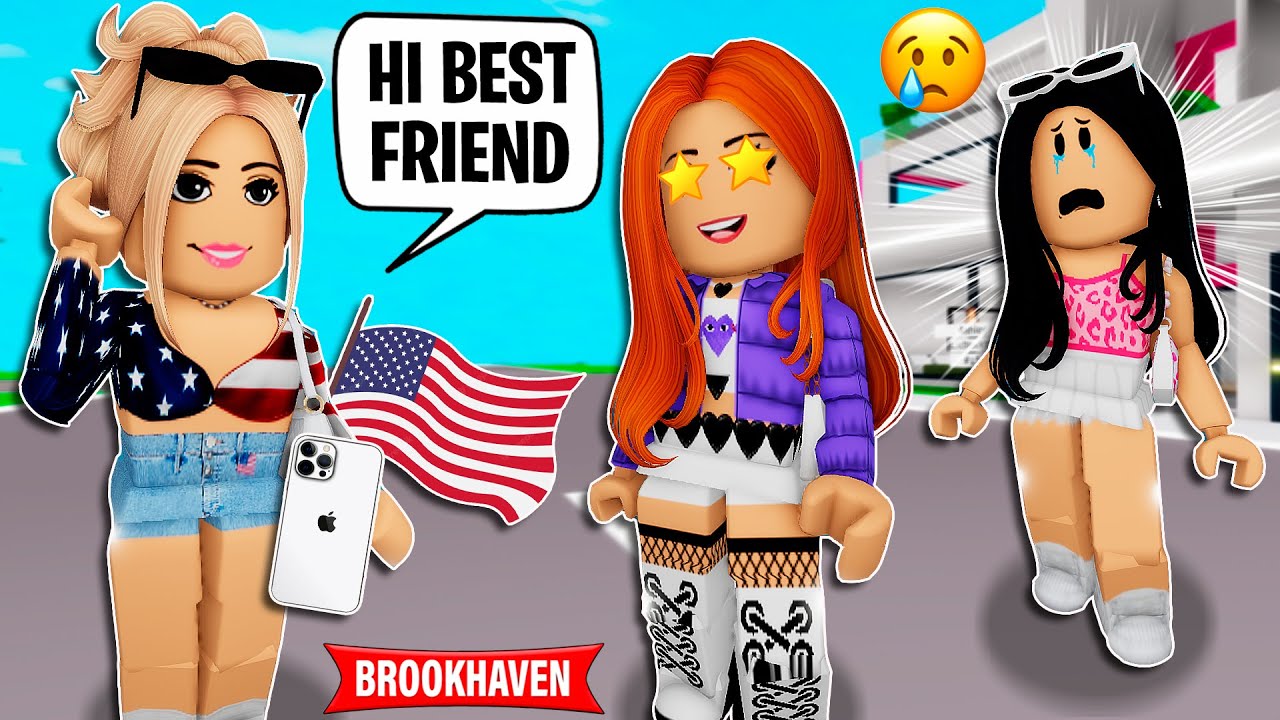 A MINHA AMIGA me TROCOU pela MENINA RICA  Historinhas Brookhaven Roblox  Bibi e Lud 