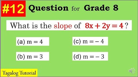 Calculate the slope of a line #whatisslope? #slopeofaline #linearequation #math8