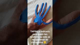 TAPING na TENDINITE e recuperação de chicugunha 😱