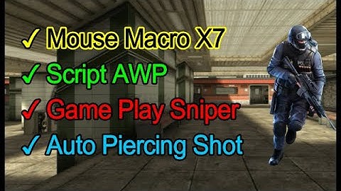 Cara Setting Mouse Macro X7 Untuk Point Blank Zepetto dan Script AWP (Sniper)