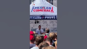 #FirstpostNews | Moment: Conservative Influencer Charlie Kirk Shot Dead on Stage in Utah | N18G